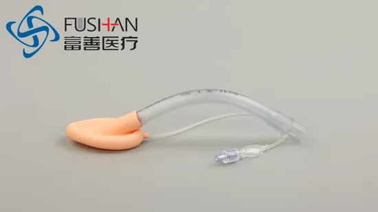 Vie aeree della maschera laringea del PVC del silicone di anestesia medica eliminabile su misura del ODM dell'OEM per l'ospedale chirurgico con gonfiabile e non