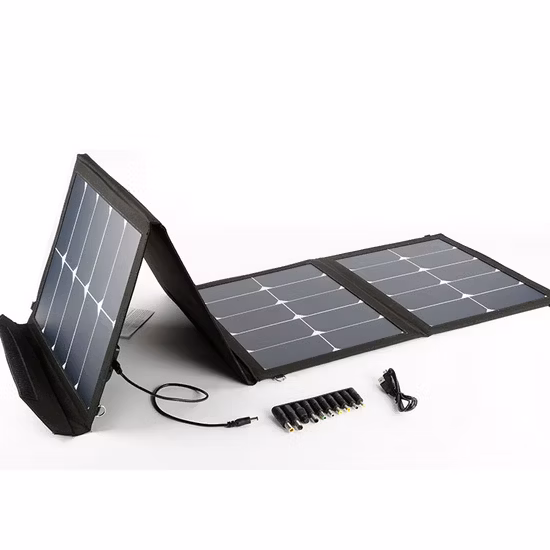 Caricatore per pannello solare pieghevole portatile impermeabile in silicio monocristallino da 40 W 60 W 80 W